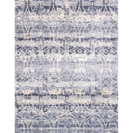 Pasargad Home 4 x 6 ft Amadeus Design Power Loom Area Rug Blue PRC1023 4x6